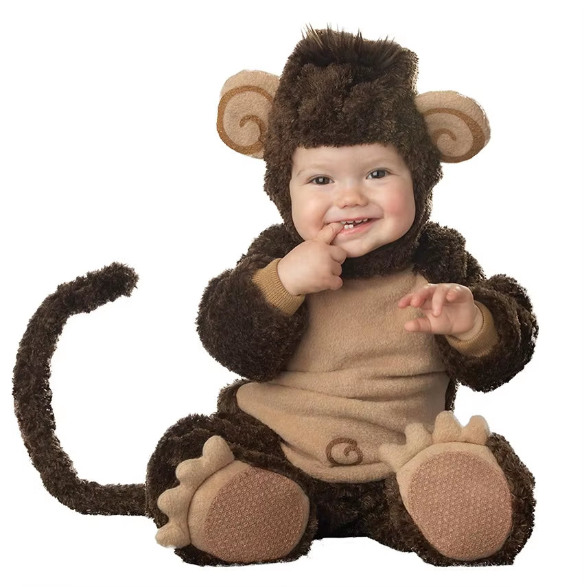 Unisex Kangaroo Dog Fancy Dress Infant Dragon Shark Lobster Bunny Poodle Dog Animal Onesie Cute Pink Monster Baby Costume