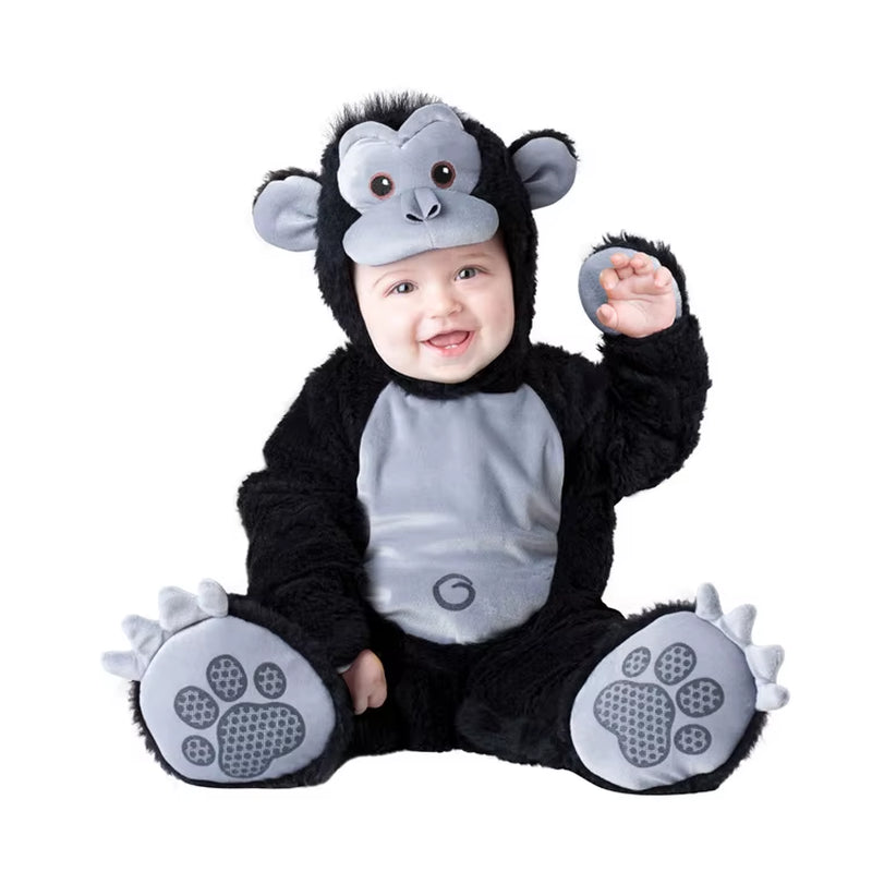 Unisex Kangaroo Dog Fancy Dress Infant Dragon Shark Lobster Bunny Poodle Dog Animal Onesie Cute Pink Monster Baby Costume