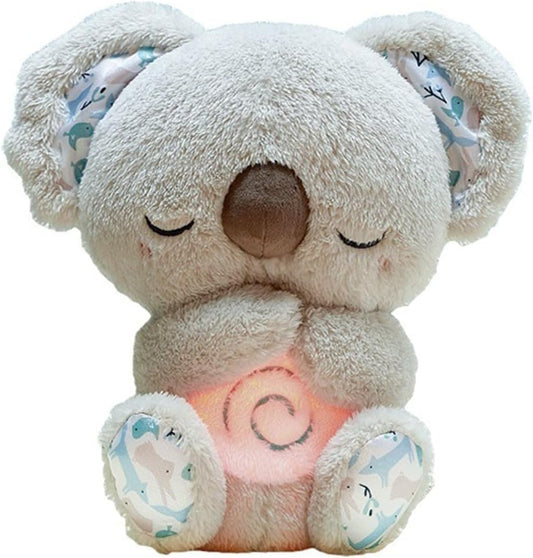 Baby Toy Soothe'N Snuggle Koala Bear Portable Plush Sound Machine with Music Lights & Breathing Motion for Newborns 0+ Months Baby Adult and Relaxation, Anxiety Relief