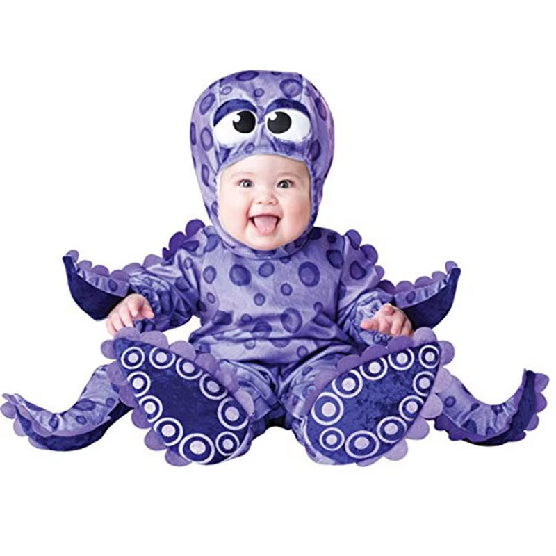 Unisex Kangaroo Dog Fancy Dress Infant Dragon Shark Lobster Bunny Poodle Dog Animal Onesie Cute Pink Monster Baby Costume