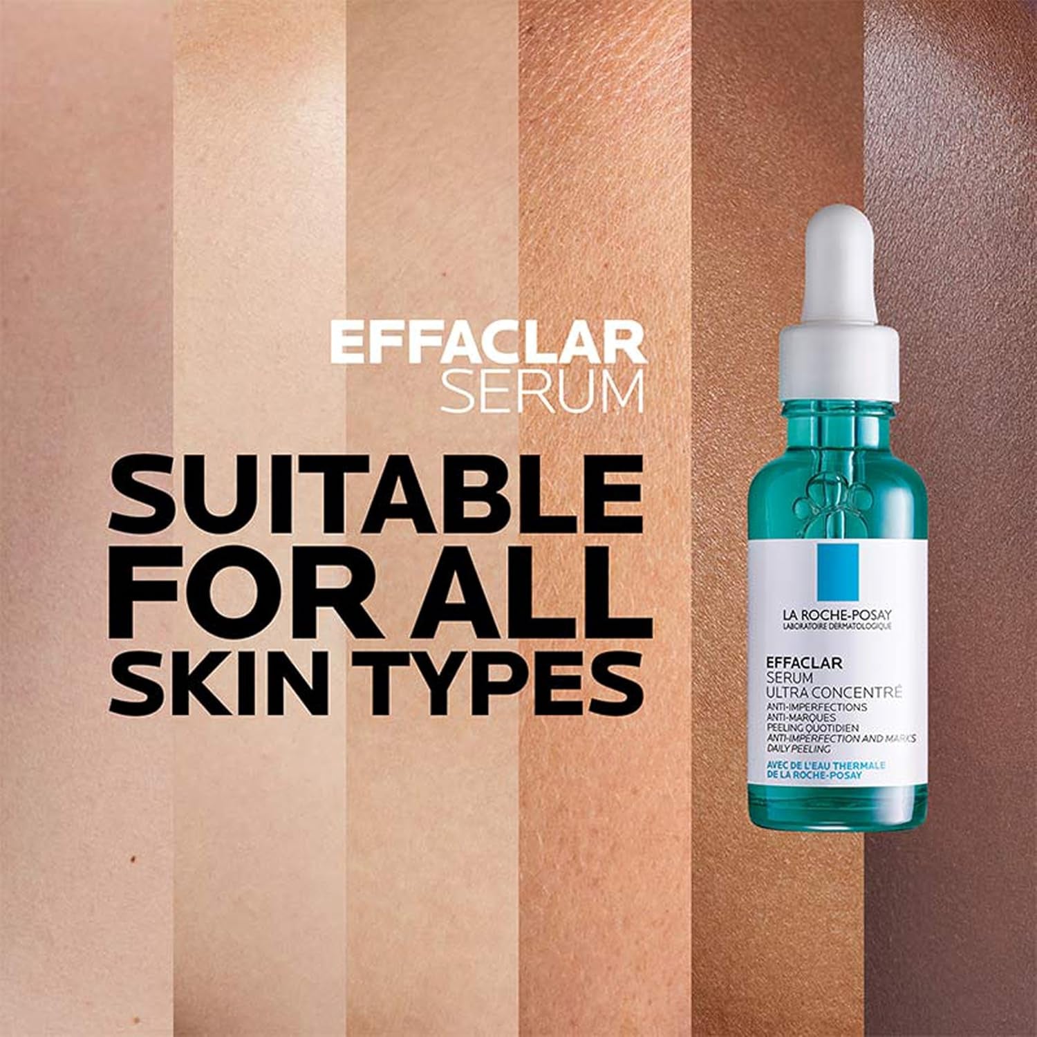 La Roche-Posay Effaclar Ultra Concentrated Serum 30Ml - Anti-Imperfections and Marks Face Serum for Acne-Prone Skin, Salicylic Acid & Niacinamide