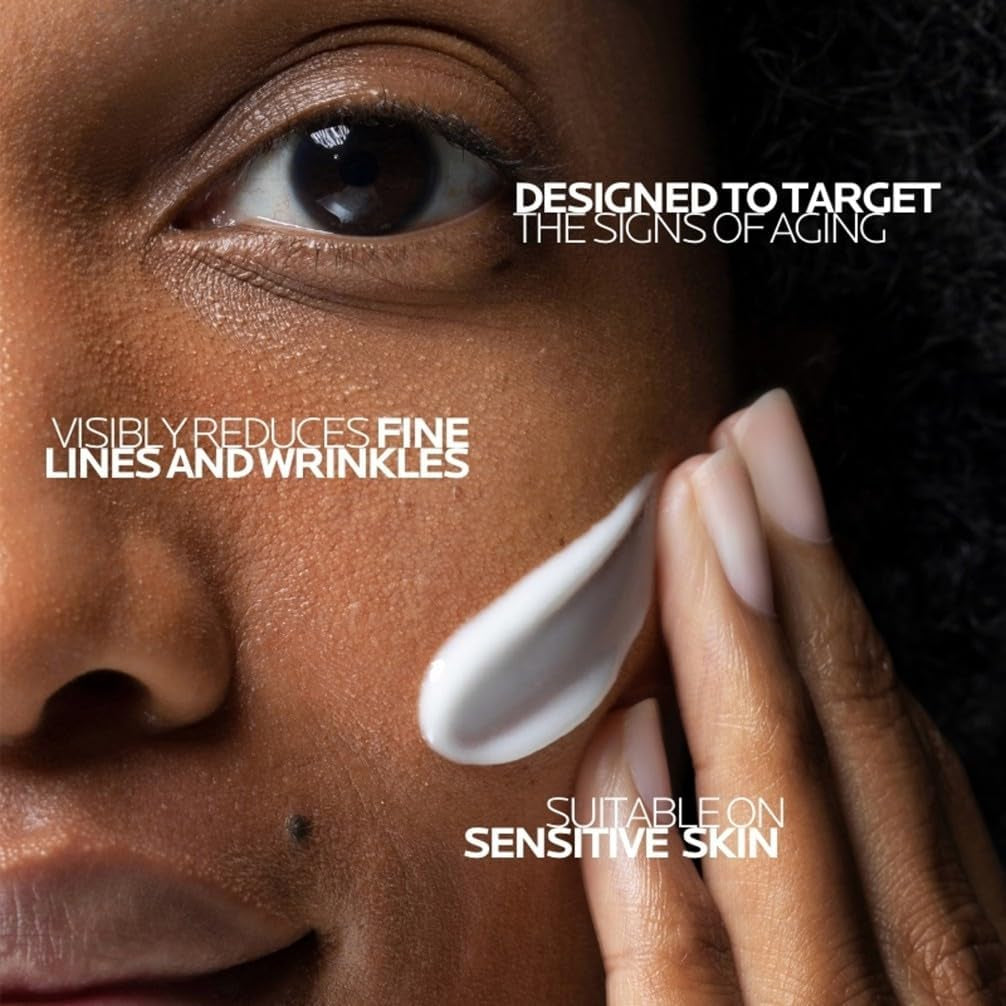 La Roche-Posay Redermic Retil Anti-Ageing Moisturiser 30Ml - Night Face Cream with Retil for Wrinkles, Smooths Skin Tone, Sensitive Skin Formula, Firming Action